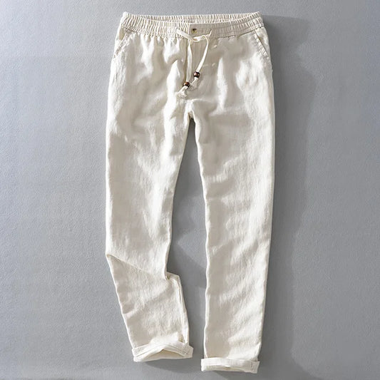 Oceanfront Linen Relaxed Trousers