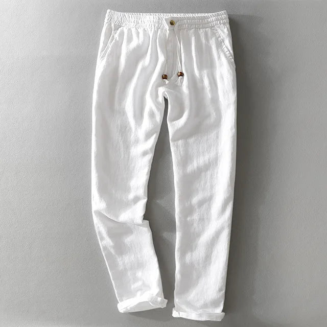 Oceanfront Linen Relaxed Trousers